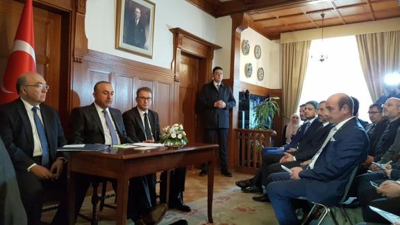 Dışişleri Bakanımız Sn. Mevlüt Çavuşoğlu T.C. Bern Büyükelçiliğinde