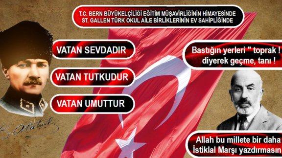 18 Mart Çanakkale Zaferi, İstiklâl Marşı´nın Kabulü ve Mehmet Akif´i Anma Programı