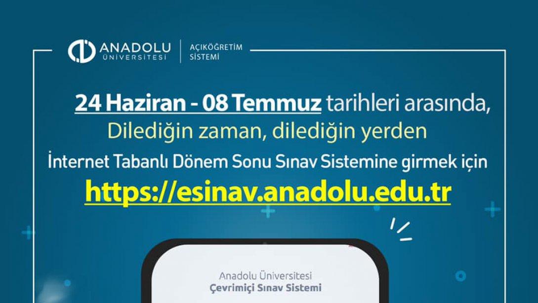 Anadolu Üniversitesi E-Sınav Sistemi