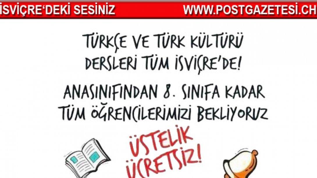 Türkçe ve Türk Kültürü Derslerimiz Her Yerde!