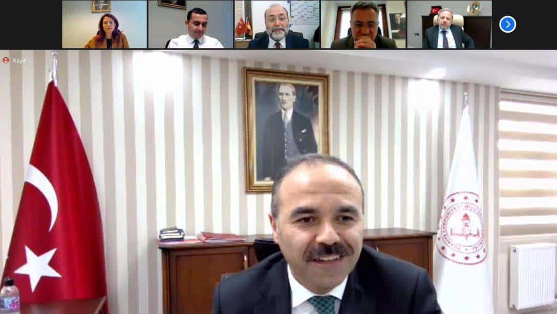 ABDİGM Genel Md. Sayın Hasan Ünsal'ın Başkanlığında Çevrimiçi Toplantı.